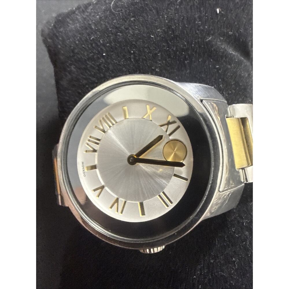 Woman’s Movado Bold MB.01.3.14.6125 Swiss 5.75” Band New Battery 32mm Case (B27) - Picture 4 of 16